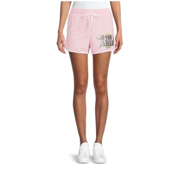 Tom & Jerry Womens Juniors Terry Cloth Shorts - Picture 2 of 7